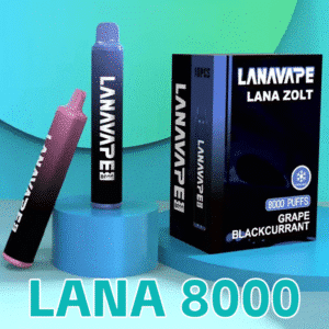 LANA ZOLT 8000 Puff 丨15ml煙油 | 850mAh可充電 | Type-C快充